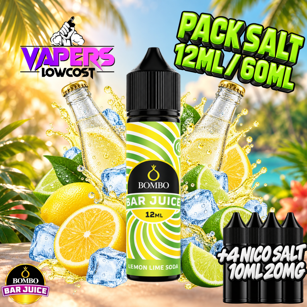 Bombo Bar Juice Lemon Lime Soda Ice