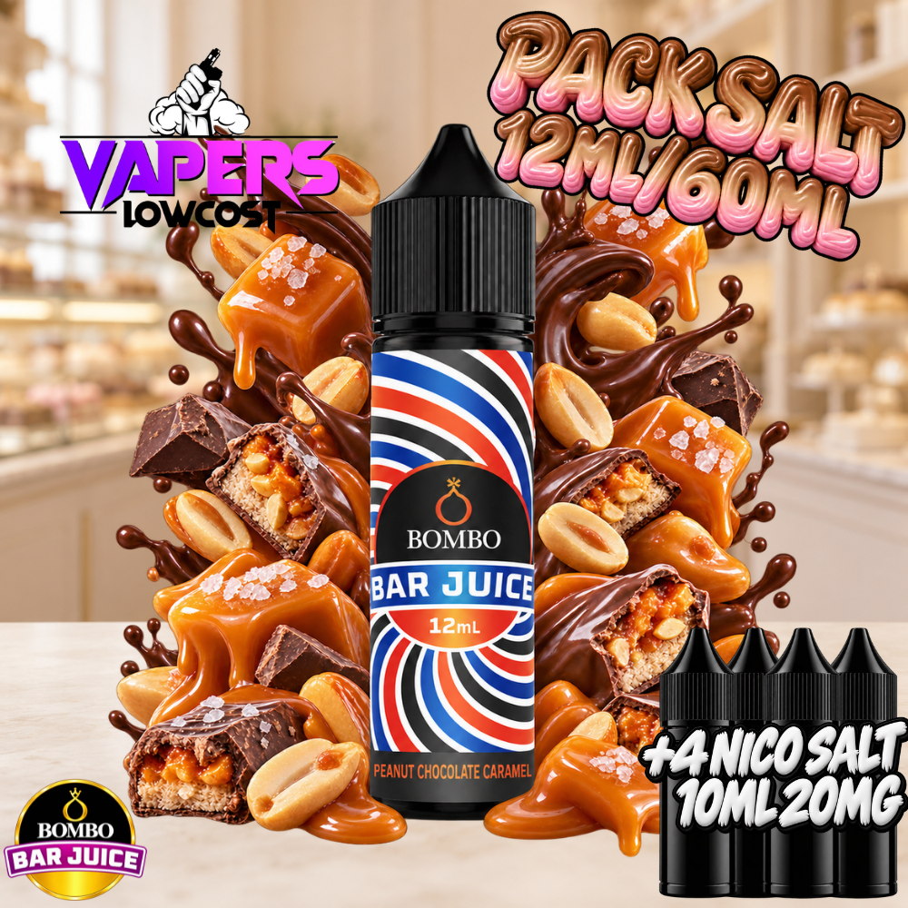 Bombo Bar Juice Peanut Chocolate Caramel