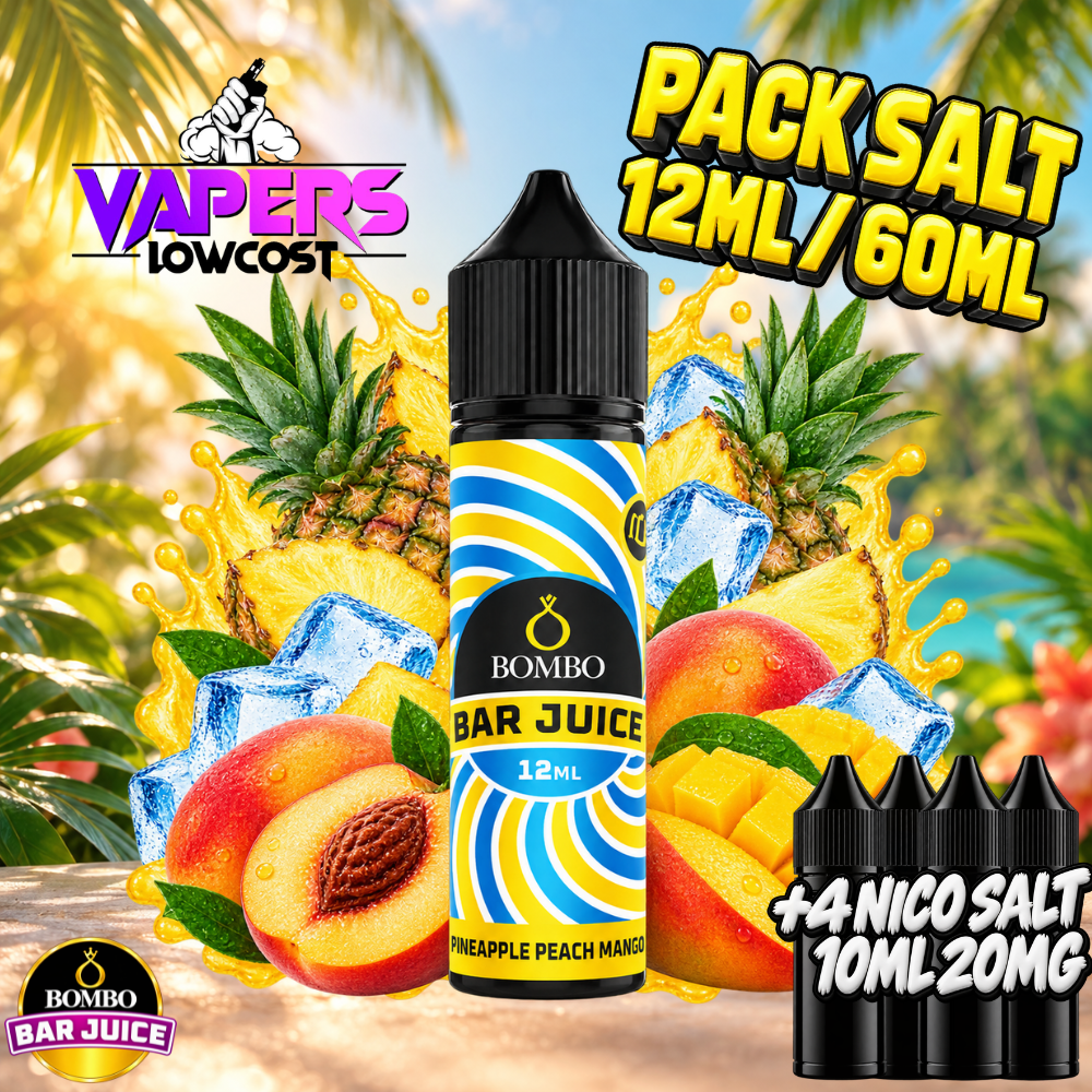 Bombo Bar Juice Pineapple Peach Mango