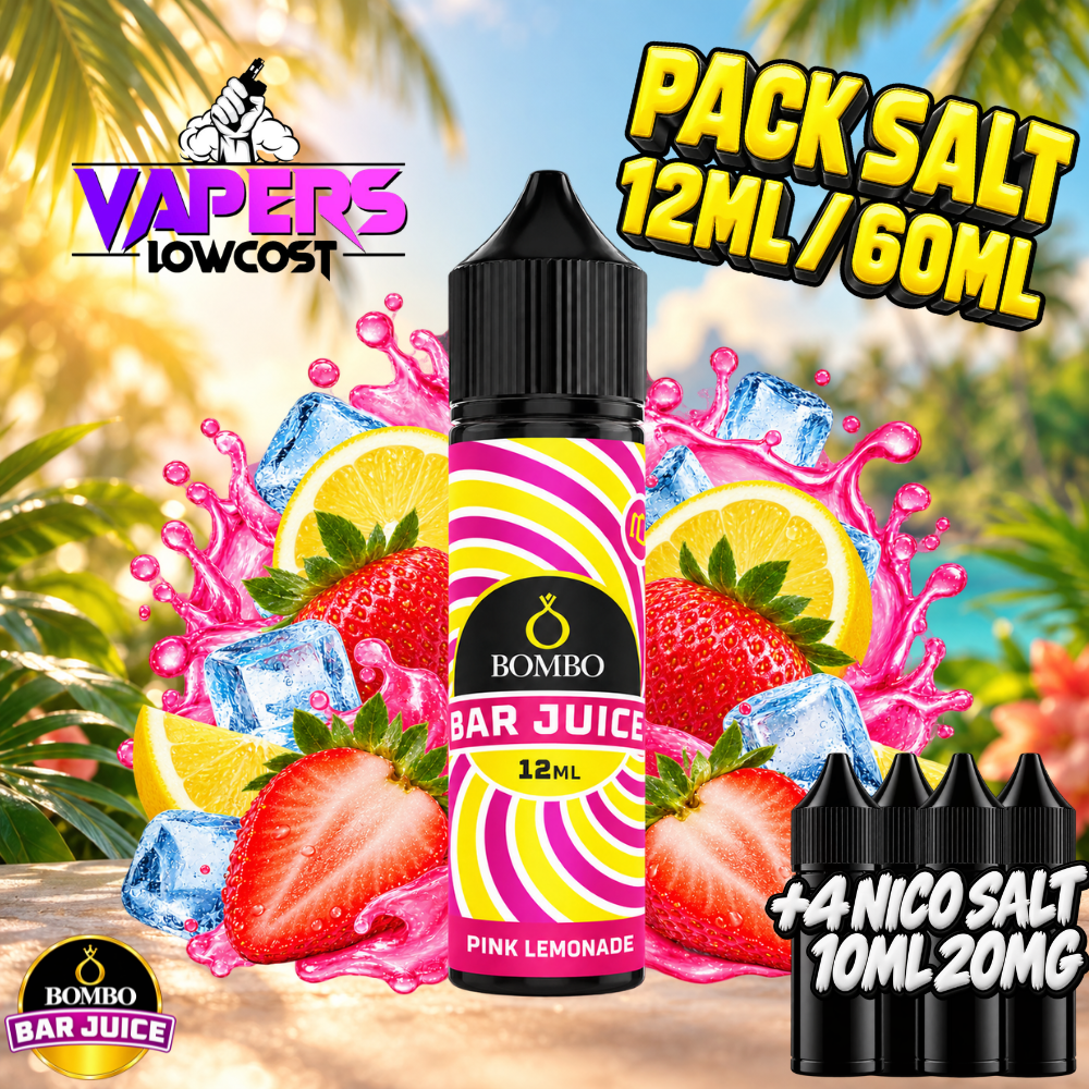 Bombo Bar Juice Pink Lemonade Ice