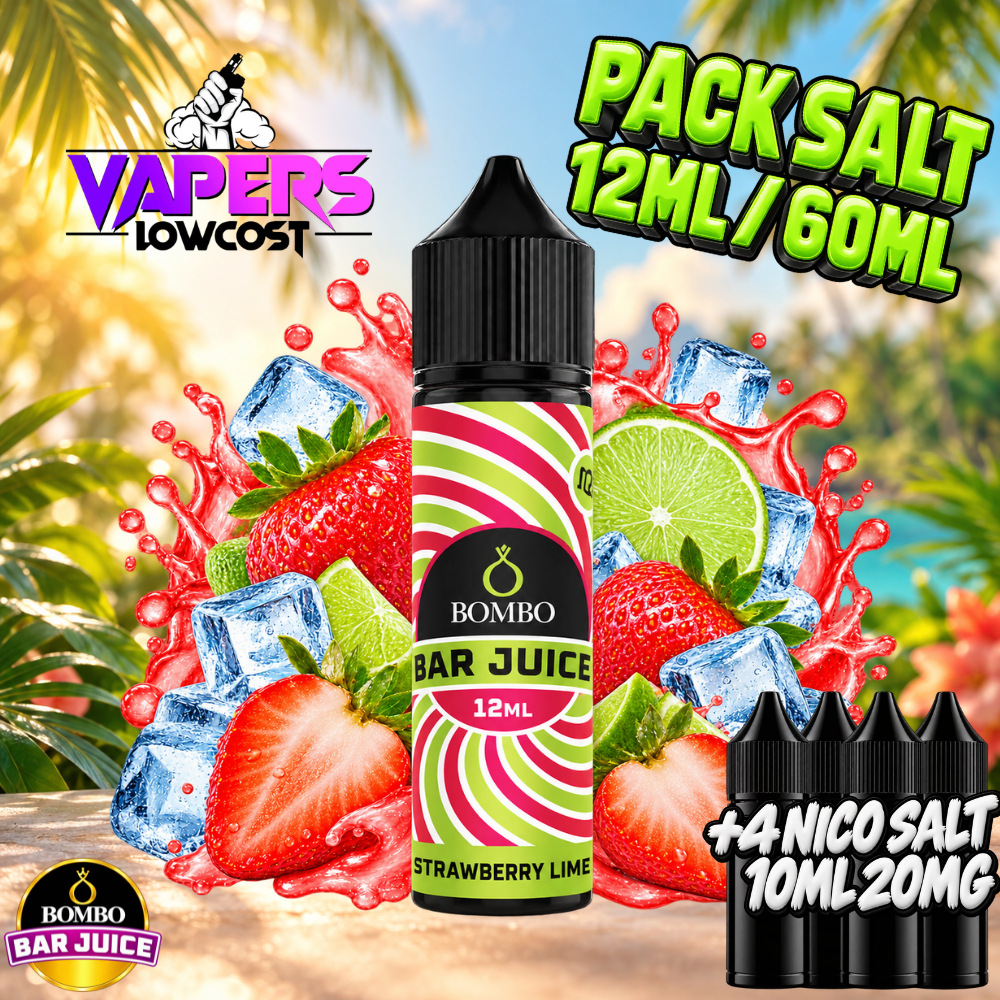 Bombo Bar Juice Strawberry Lime Ice