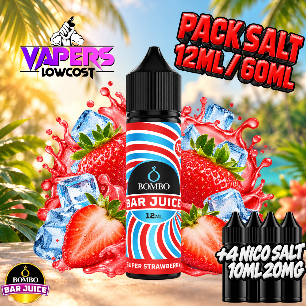 Bombo Bar Juice Super Strawberry Ice