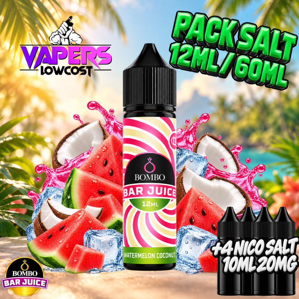 Bombo Bar Juice Watermelon Coconut IceBombo Bar Juice Watermelon Coconut Ice