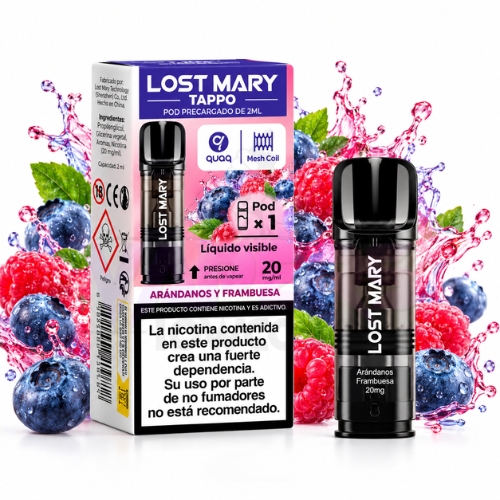 Lost Mary Tappo Arándanos y Frambuesa 20mg