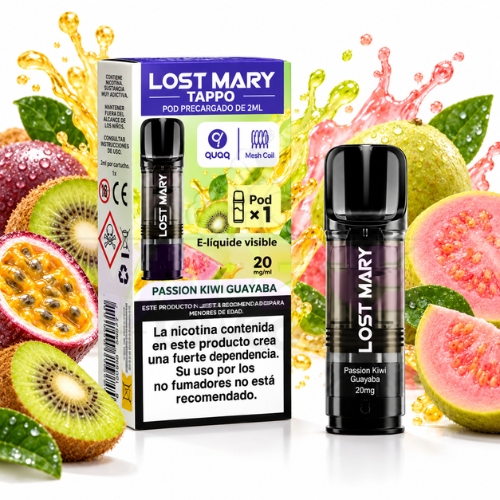 Lost Mary Tappo Passion Kiwi Guayaba 20mg