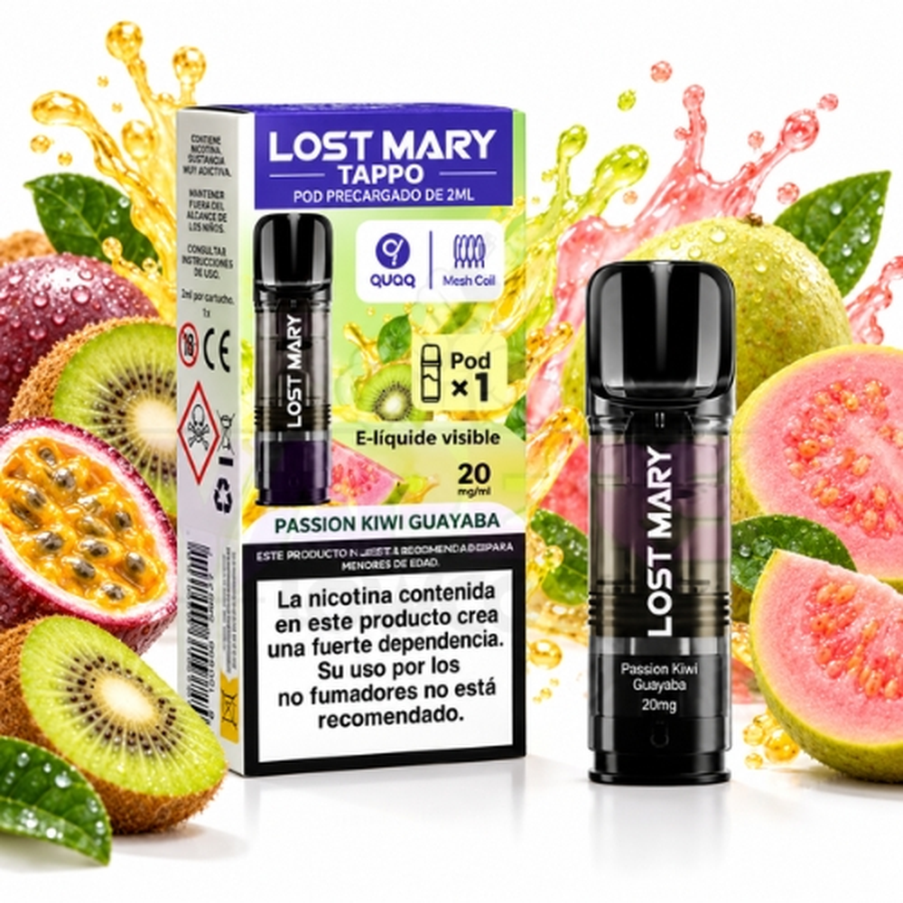 Lost Mary Tappo Passion Kiwi Guayaba 20mg
