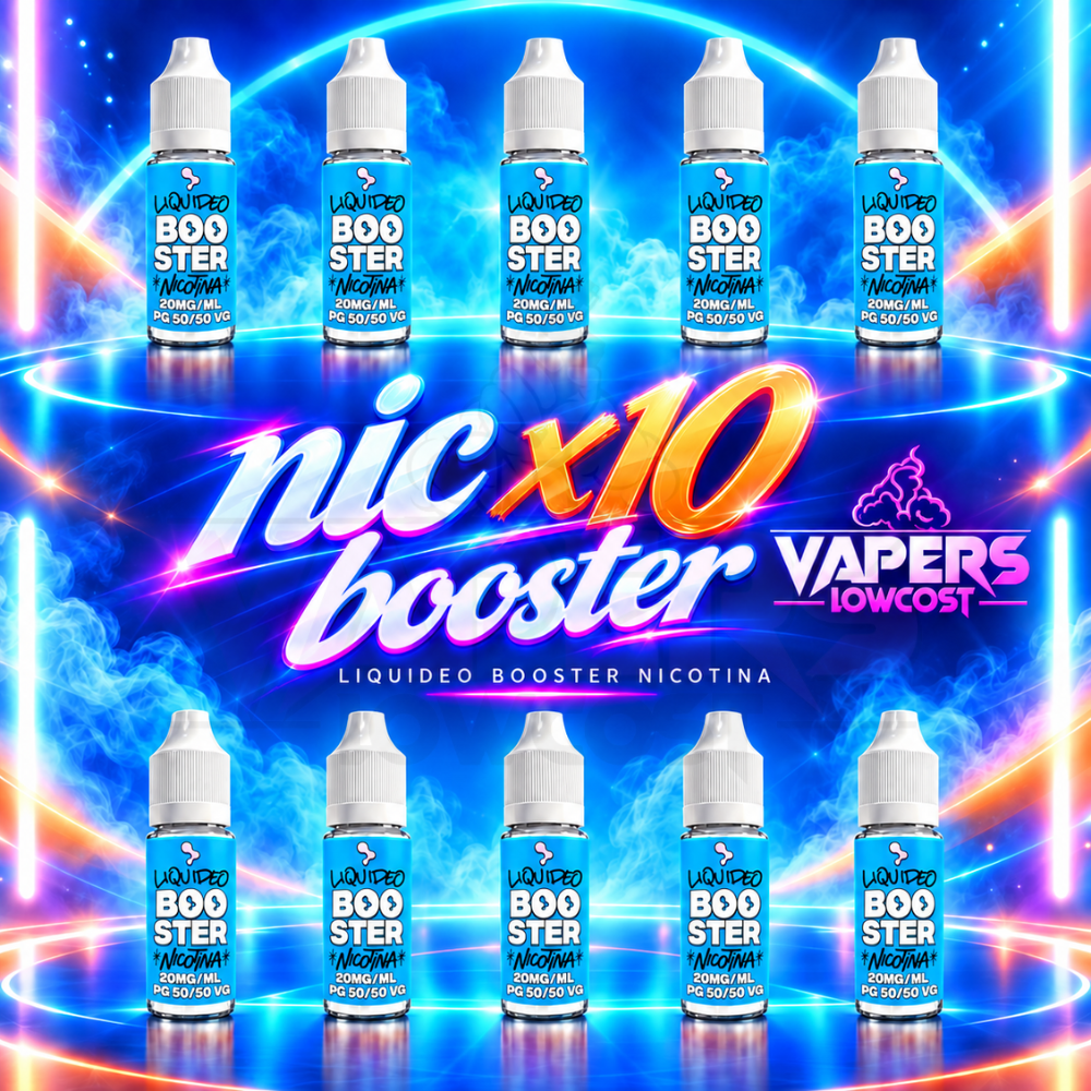 Pack 10 Liquideo Booster 50/50