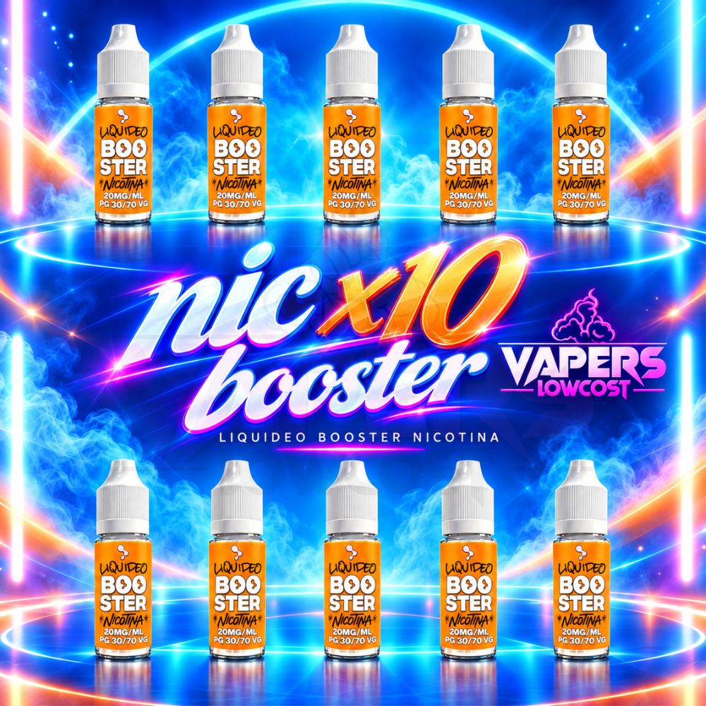 Pack 10 Liquideo Booster 70VG 30PG