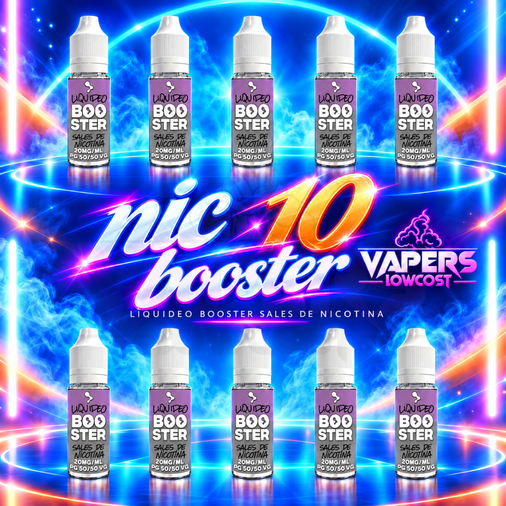 Pack 10 Liquideo Sales Nicotina 50/50