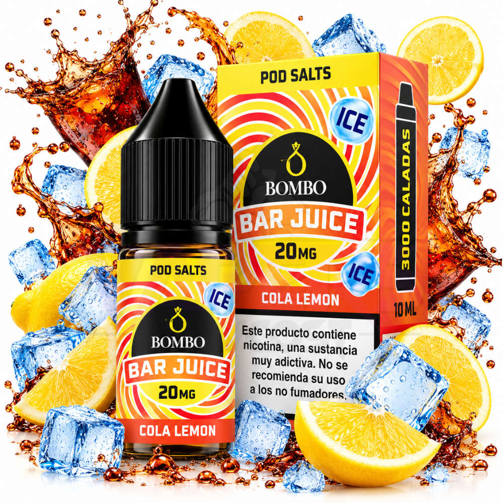 Bombo Bar Juice Cola Lemon Ice Nic Salt 10ml