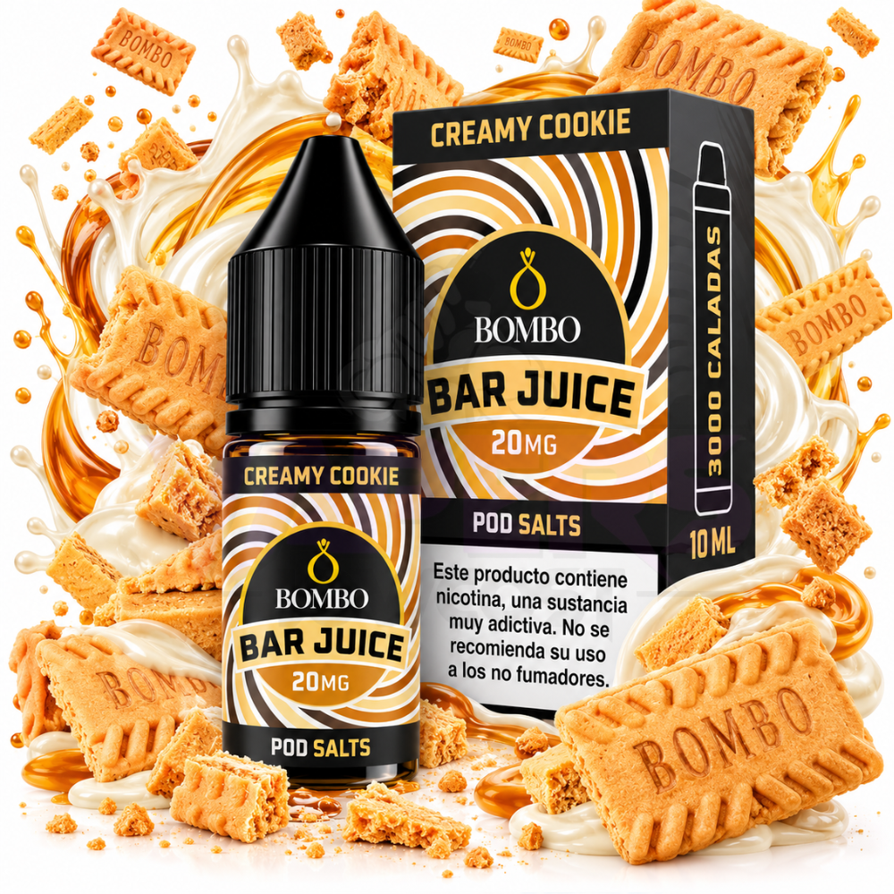Bombo Bar Juice Creamy Cookie Nic Salt 10ml