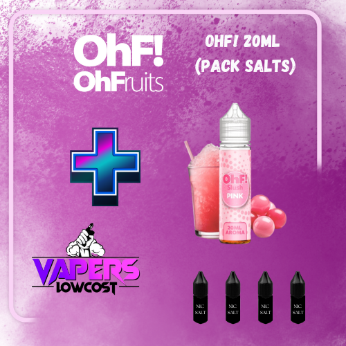 OhF! (Pack Salts) 20ml (Longfill) 60ml 10/15mg Pink