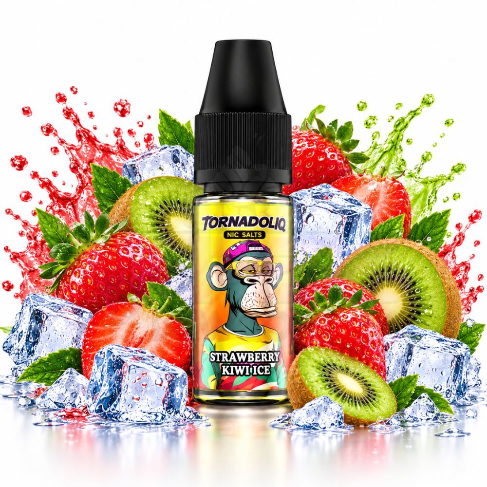 Tornadoliq Strawberry Kiwi Ice Nic Salt