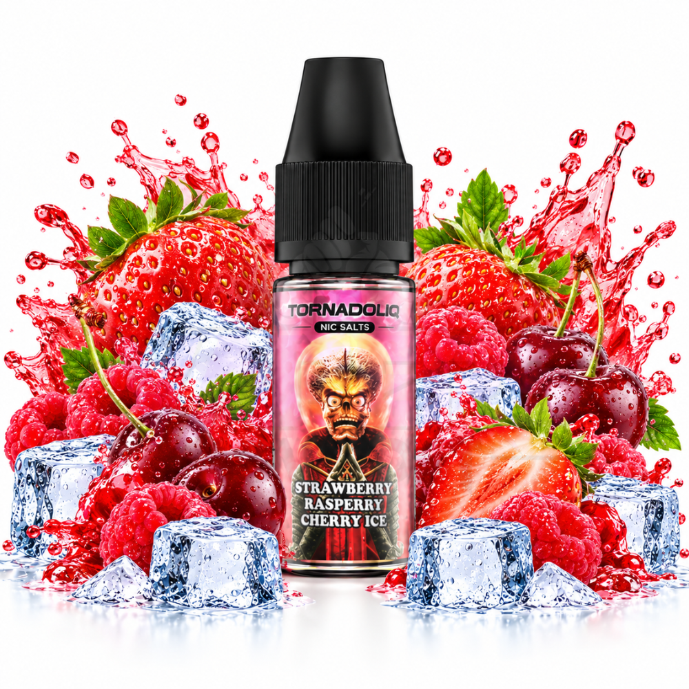 Tornadoliq Strawberry Raspberry Cherry Ice