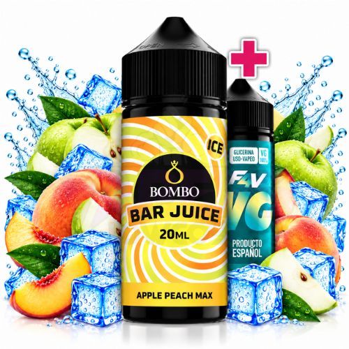 Bombo Bar Juice 20+70 Apple Peach Max
