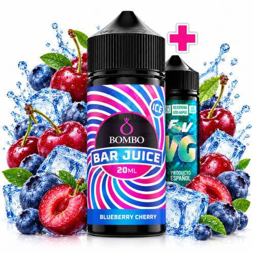 Bombo Bar Juice 20+70 Blueberry Cherry