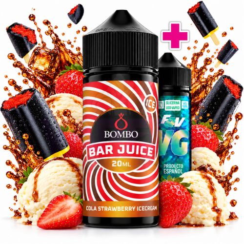 Bombo Bar Juice 20+70 Cola Strawberry Icecream