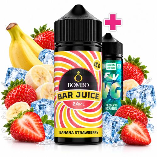 Bombo Bar Juice 24+70 Banana Strawberry Ice