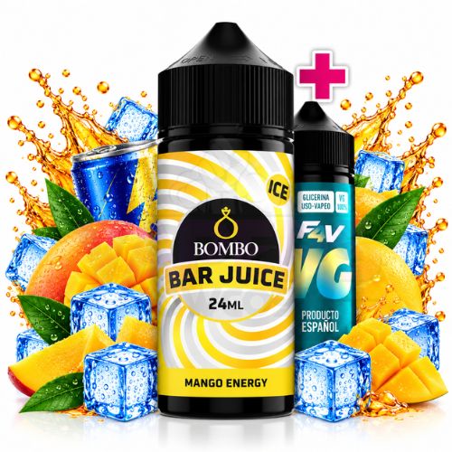 Bombo Bar Juice 24+70 Mango Energy Ice