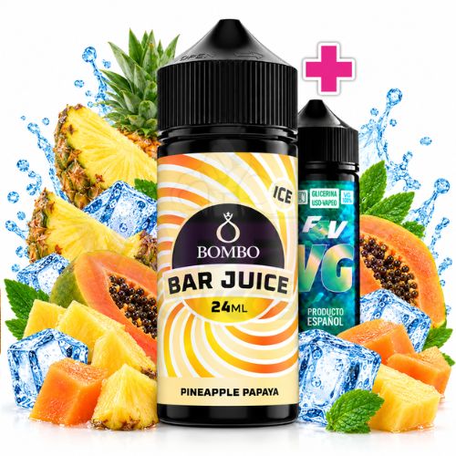 Bombo Bar Juice 24+70 Pineapple Papaya Ice