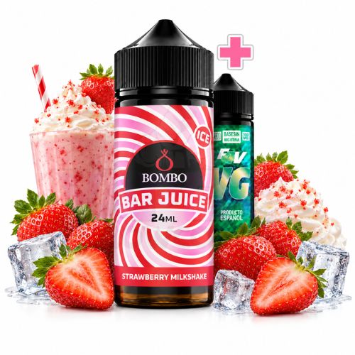 Bombo Bar Juice 24+70 Strawberry Milkshake Ice