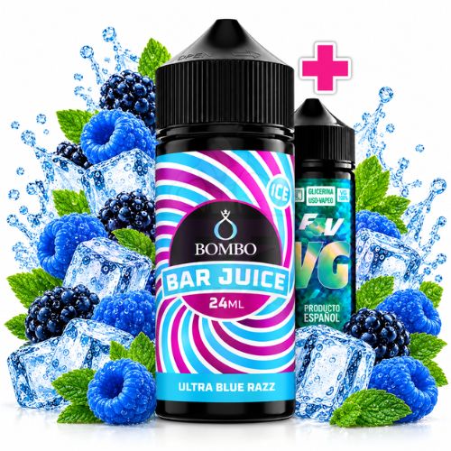 Bombo Bar Juice 24+70 Ultra Blue Razz Ice