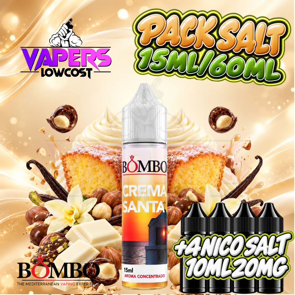 Bombo Crema Santa Pack Salt 15ml/60ml