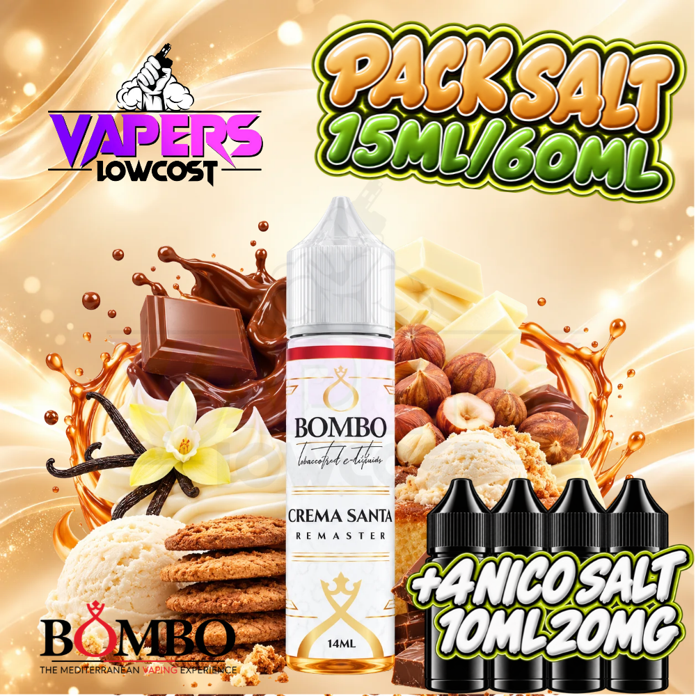 Bombo Crema Santa Remaster (Pack Salt 15ml/60ml)