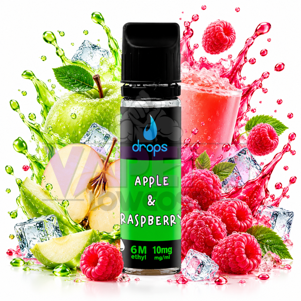 Drops All In Apple Raspberry 10ml – Drops Eliquids