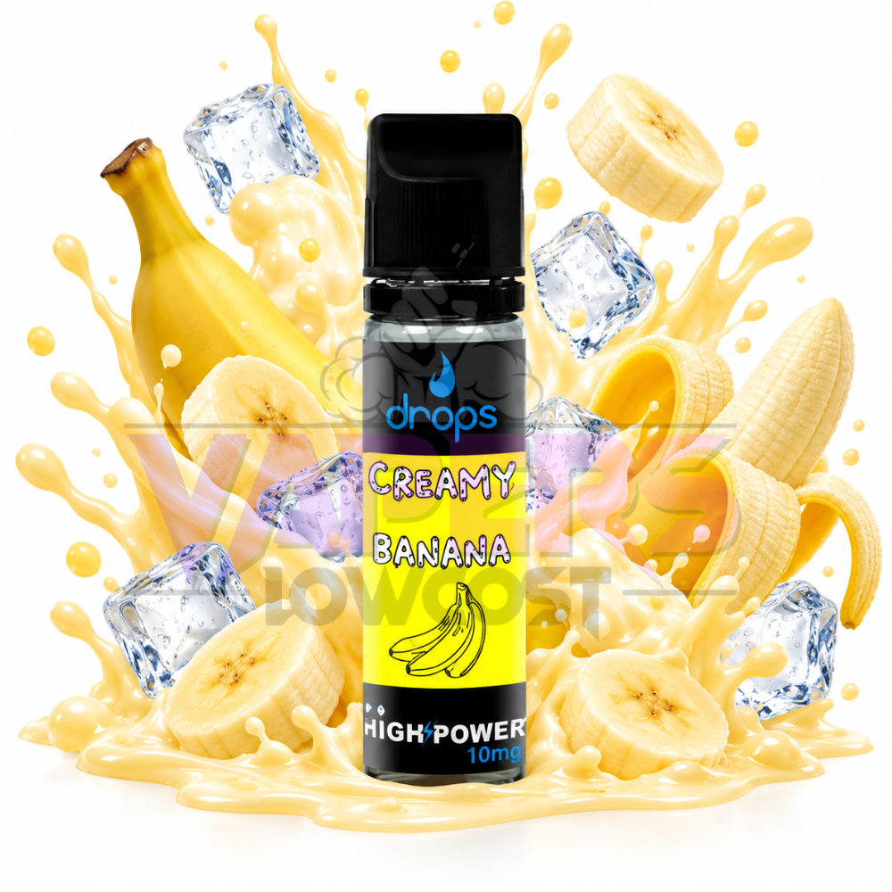 Drops All In Creamy Banana 10ml – Drops Eliquids