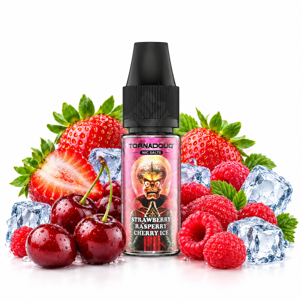 Tornadoliq Strawberry Raspberry Cherry Ice