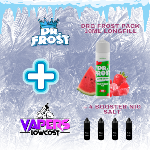 Dr Frost  (Pack Salts) 16ml (Longfill) 60ml 10/15mg Strawmelon Ice