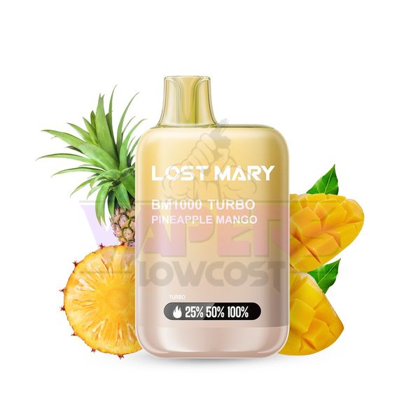 LOST MARY BM 1000 TURBO PIÑA MANGO 20mg