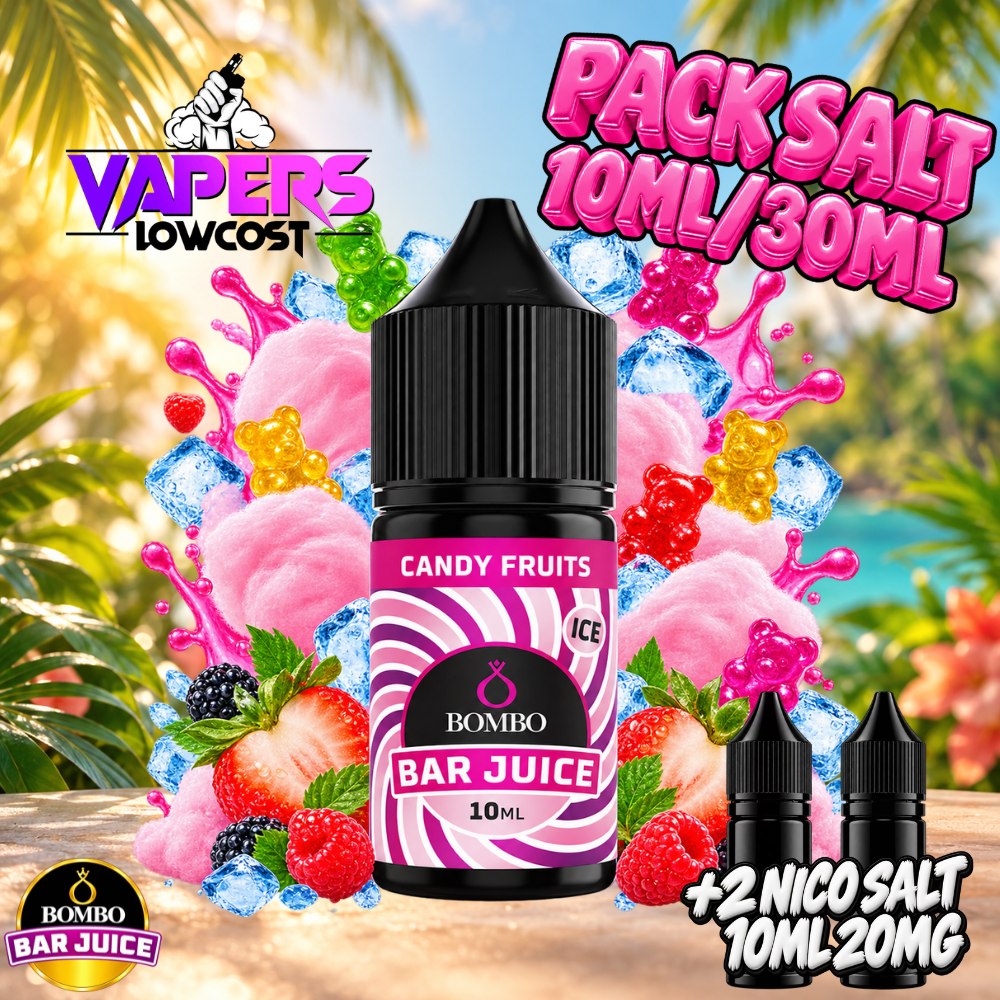 Bombo Bar Juice Candy Fruits Ice