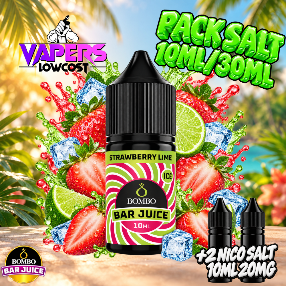 Bombo Bar Juice Strawberry Lime Ice