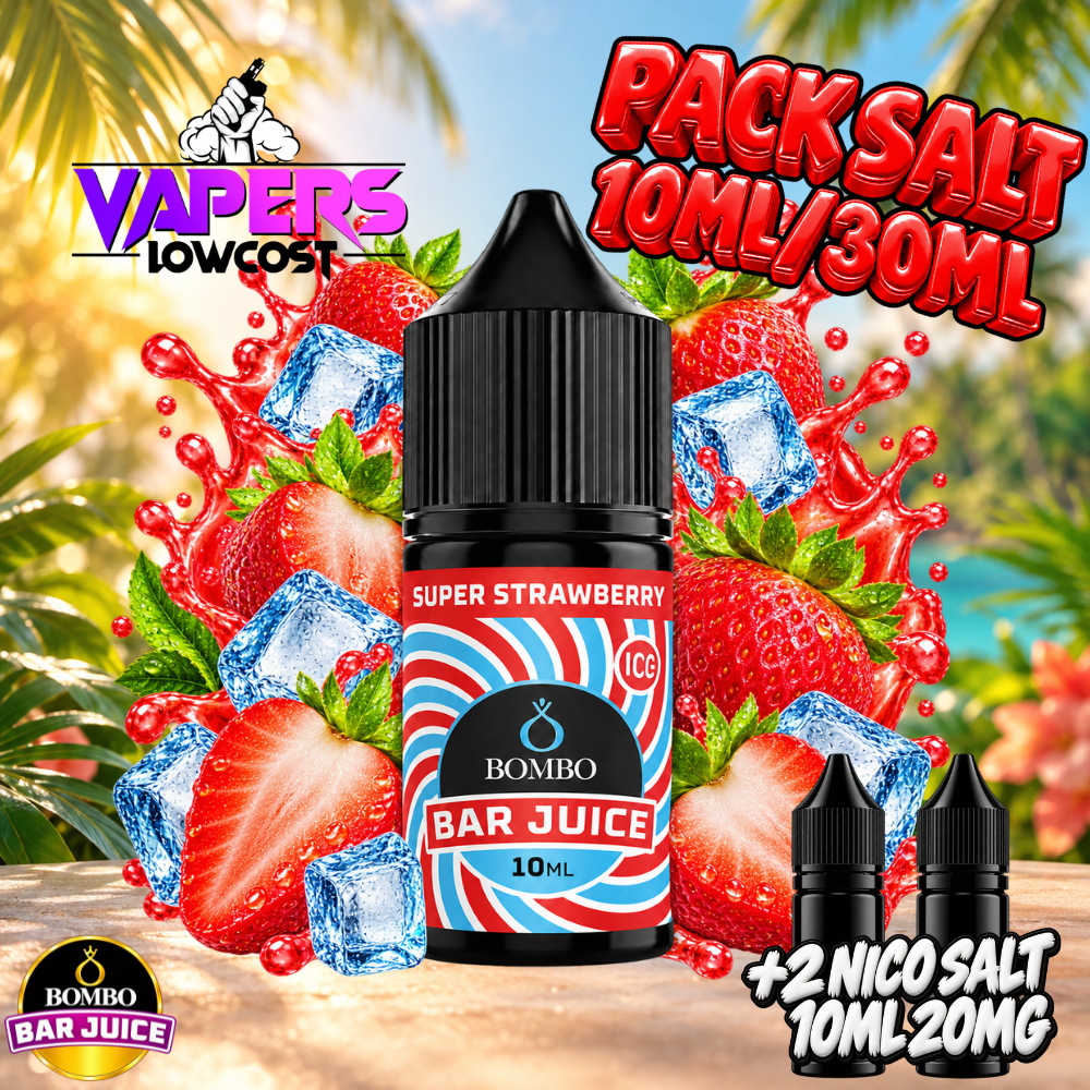 Bombo Bar Juice Super Strawberry Ice