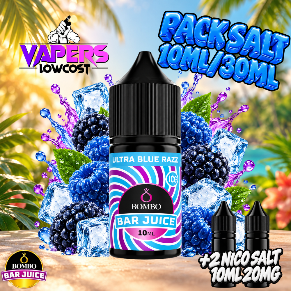 Bombo Bar Juice Ultra Blue Razz Ice