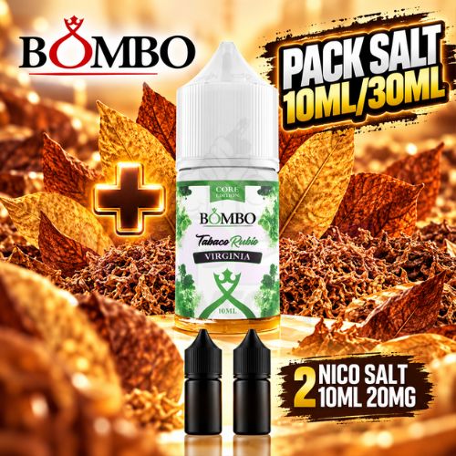 Bombo Tabaco Rubio Pack Salt 10ml/30ml Virginia