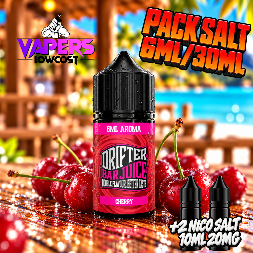 Drifter Bar Pack Salt 6ml/30ml Cherry