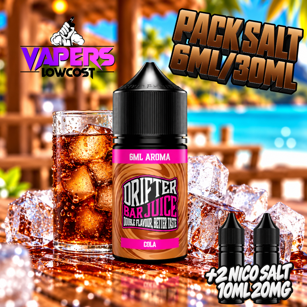 Drifter Bar Pack Salt 6ml/30ml Cola