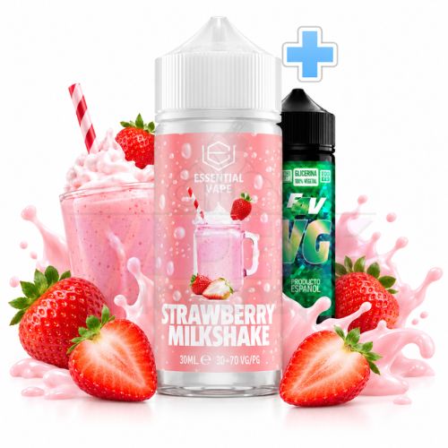 Essential Vape 30+70 Strawberry Milkshake