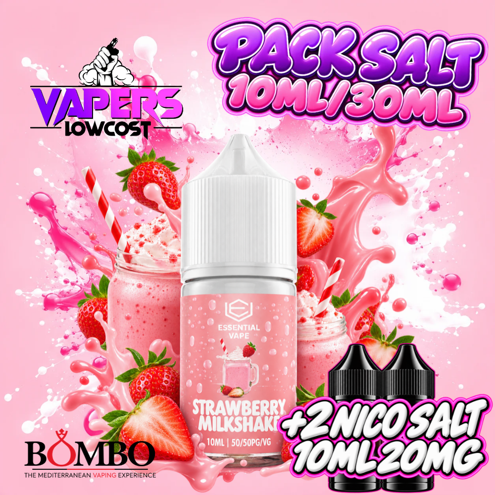 Essential Vape Strawberry Milkshake 10ml/30ml