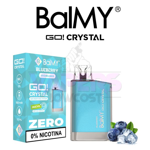 BALMY GO CRYSTAL 800 PUFF ZERO NICOTINA ARANDANOS