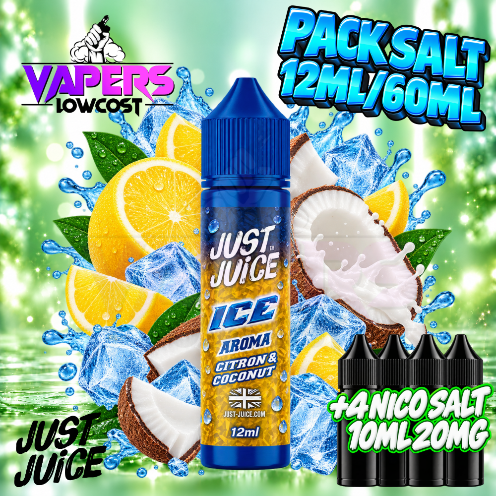 Just Juice Pack Salt 16ml/60ml – Citron & Coconut