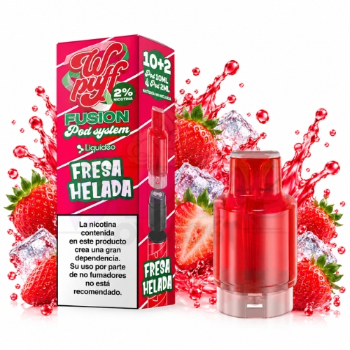 Cartucho Wpuff Fusion Fresa Helada 15000 Puffs 20mg