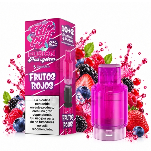 Cartucho Wpuff Fusion Frutos Rojos 15000 Puffs 20mg