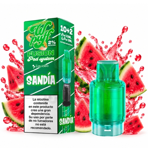 Cartucho Wpuff Fusion Sandía 15000 Puffs 20mg
