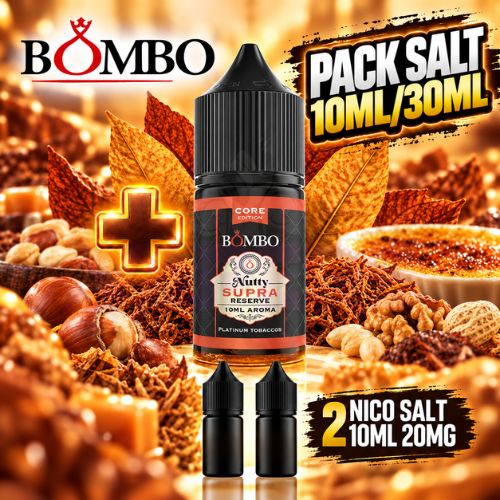 Bombo Pack Salt 10ml/30ml Nutty Supra Reserve