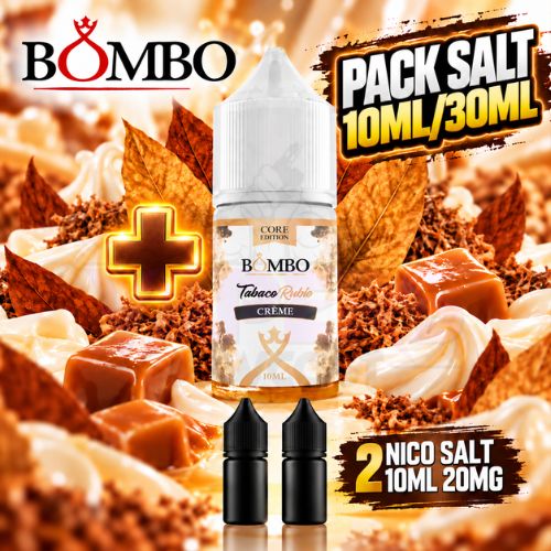 Bombo Tabaco Rubio Pack Salt 10ml/30ml Creme