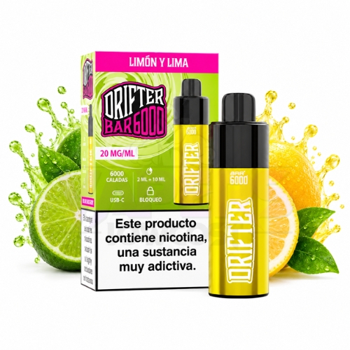 Drifter Bar 6000 Lima Limón 20mg